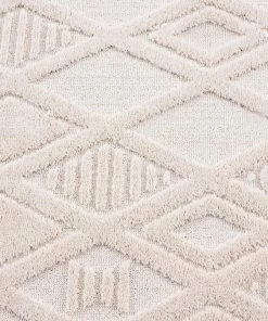 Miss Amara Kira Diamond Detail Textured Runner Rug All Rugs