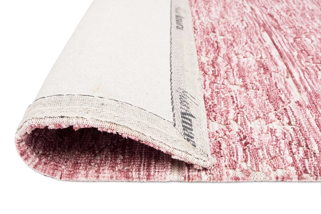 Miss Amara Kora Pink And Ivory Textured Tribal Rug All Rugs