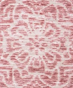 Miss Amara Kora Pink And Ivory Textured Tribal Runner Rug