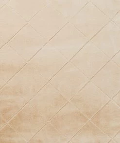 Miss Amara All Rugs Kristin Sand Beige Diamond Shag Rug