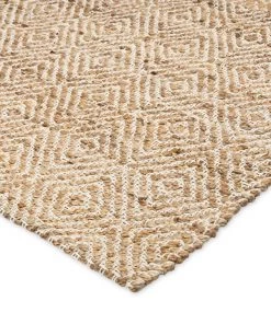 Miss Amara Lada Natural Diamond Jute Rug