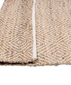 Miss Amara Lada Natural Diamond Jute Runner Rug