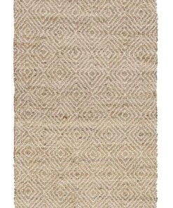 Miss Amara Lada Natural Diamond Jute Runner Rug