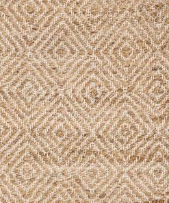 Miss Amara Lada Natural Diamond Jute Runner Rug
