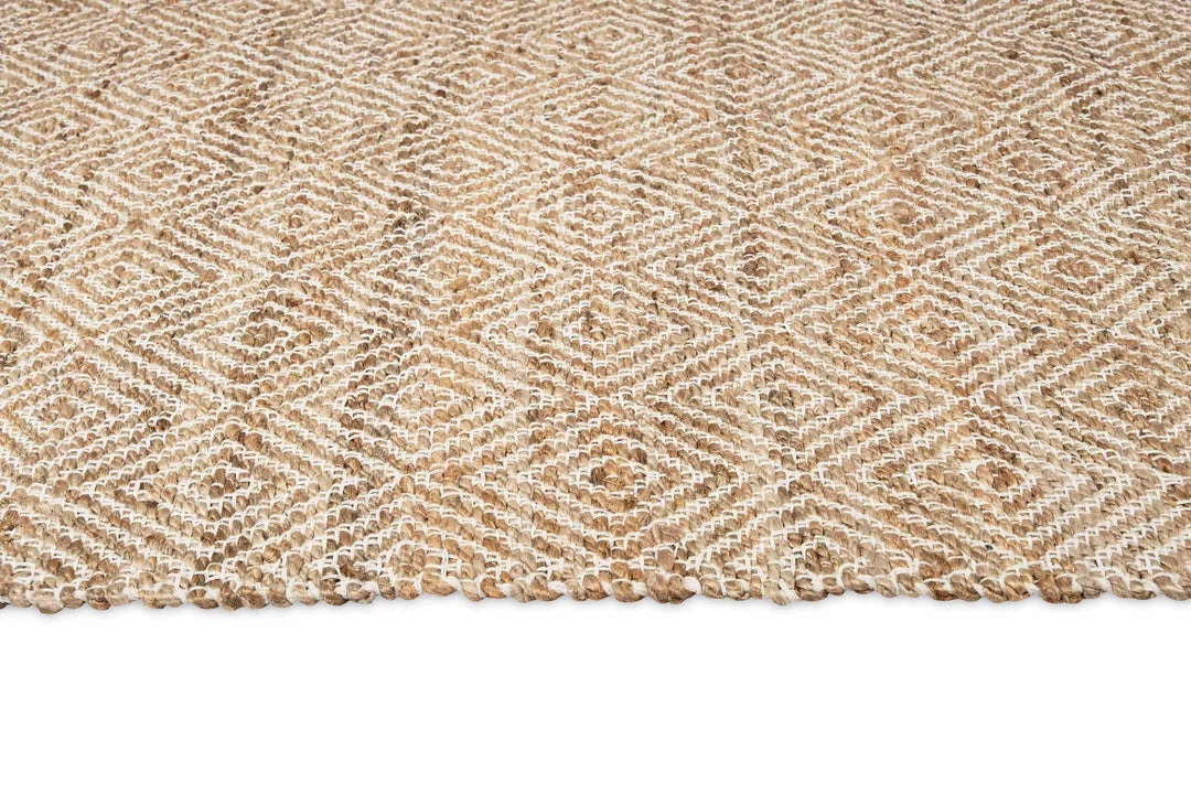 Miss Amara Lada Natural Diamond Jute Rug