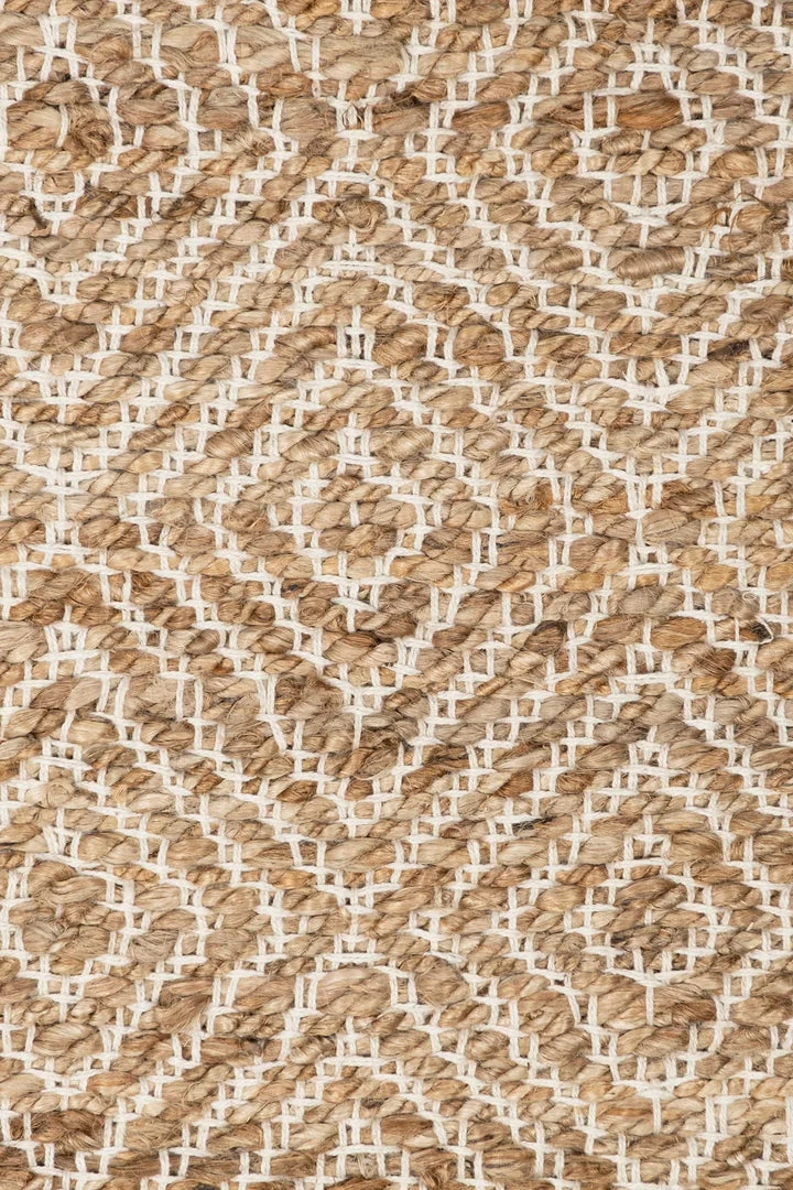 Miss Amara Lada Natural Diamond Jute Rug