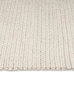 Miss Amara Laila Ivory Braided Wool Rug