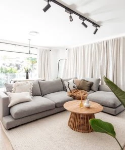 Miss Amara Laila Ivory Braided Wool Rug