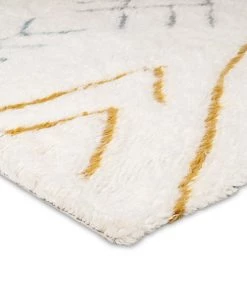 Miss Amara All Rugs Lainie Pastel Multi-Colour Abstract Tribal Shag Rug