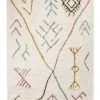 Miss Amara All Rugs Lainie Pastel Multi-Colour Abstract Tribal Shag Rug