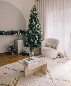 Miss Amara All Rugs Lainie Pastel Multi-Colour Abstract Tribal Shag Rug