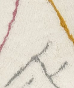 Miss Amara All Rugs Lainie Pastel Multi-Colour Abstract Tribal Shag Rug