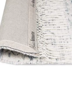 Miss Amara All Rugs Larissa Blue And Ivory Transitional Tribal Rug