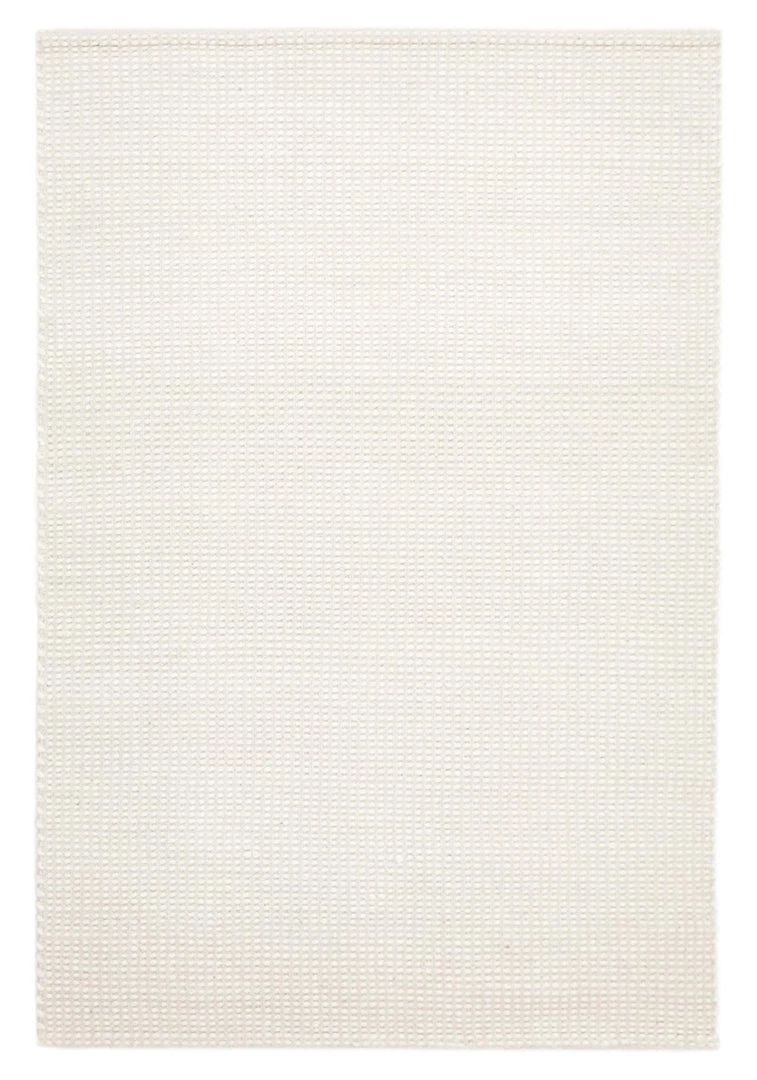 Miss Amara Larvic Off-White Felted Wool & Cotton Hand-Knotted Rug All Rugs