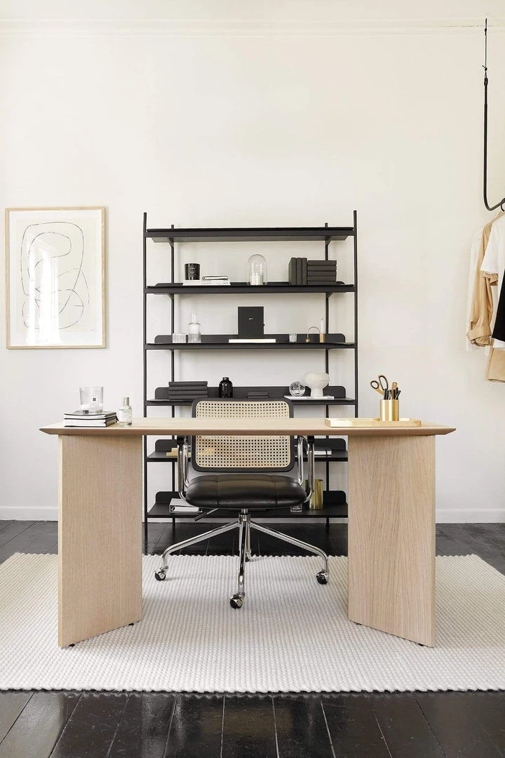 Miss Amara Larvic Off-White Felted Wool & Cotton Hand-Knotted Rug All Rugs