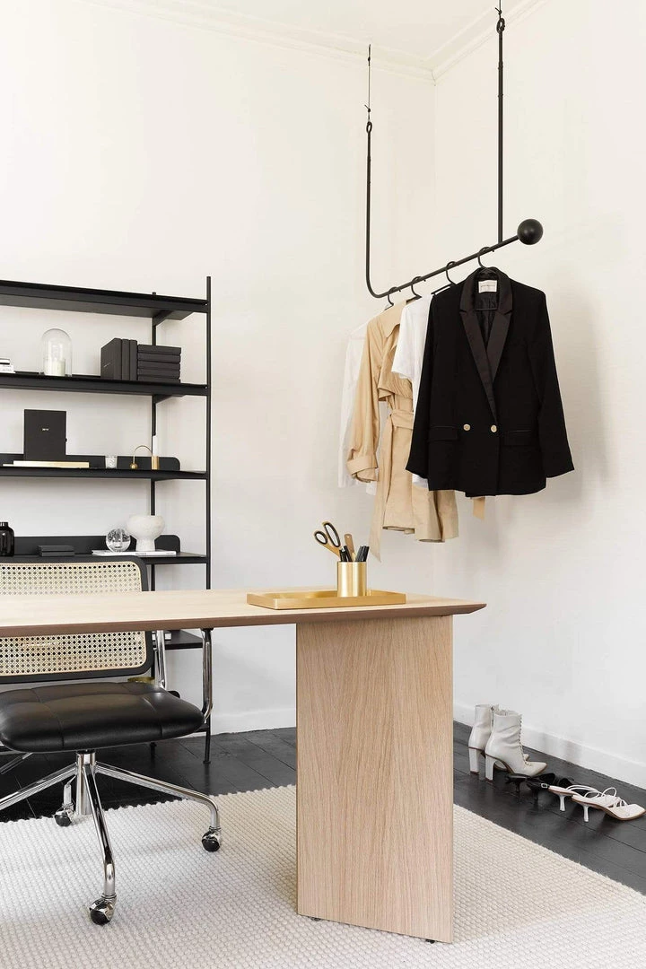 Miss Amara Larvic Off-White Felted Wool & Cotton Hand-Knotted Rug All Rugs