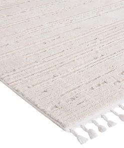 Miss Amara Leilani Ivory Cream Textured Runner Rug All Rugs
