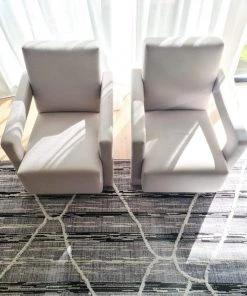 Miss Amara Lena Grey Black Abstract Textured Rug