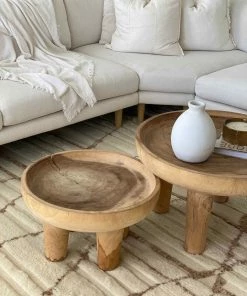 Miss Amara Leona Ivory Beige Tribal Wool Shag Rug