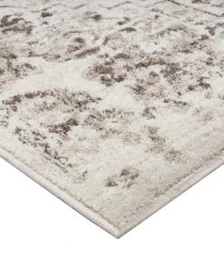 Miss Amara Liliana Cream And Brown Traditional Distressed Floral Rug All Rugs
