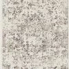 Miss Amara Liliana Cream And Brown Traditional Distressed Floral Runner Rug
