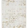 Miss Amara Lindy Cream Ivory And Gold Traditional Floral Runner Rug