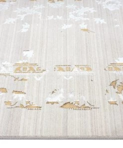 Miss Amara Lindy Cream Ivory And Gold Traditional Floral Runner Rug