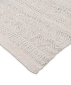Miss Amara Loretta Cream And Grey Indoor Outdoor PET Rug