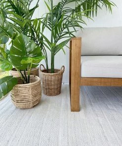 Miss Amara Loretta Cream And Grey Indoor Outdoor PET Rug