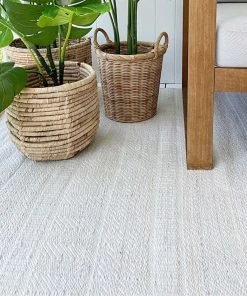 Miss Amara Loretta Cream And Grey Indoor Outdoor PET Rug