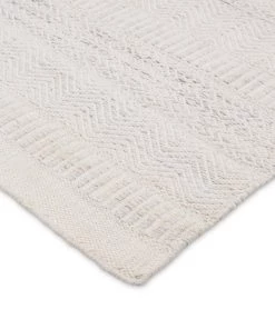 Miss Amara Loretta Cream And Grey Indoor Outdoor PET Runner Rug All Rugs