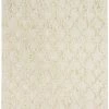 Miss Amara Lova Diamond Pattern Ivory Wool Rug