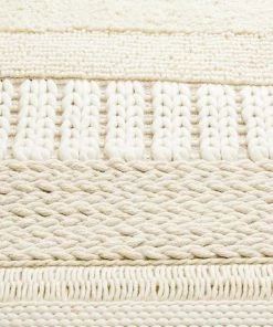 Miss Amara Lucia Ivory Chunky Knit Wool Rug All Rugs