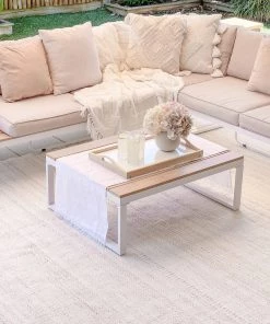 Miss Amara Lucinda Cream And Beige Indoor Outdoor PET Rug All Rugs