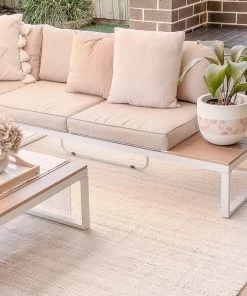 Miss Amara Lucinda Cream And Beige Indoor Outdoor PET Rug All Rugs