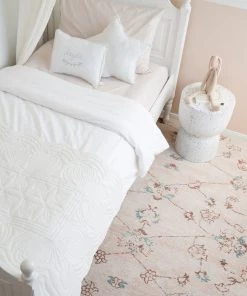 Miss Amara All Rugs Luna Blue And Pink Floral Rug