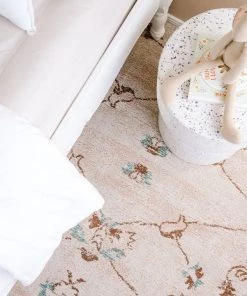 Miss Amara All Rugs Luna Blue And Pink Floral Rug