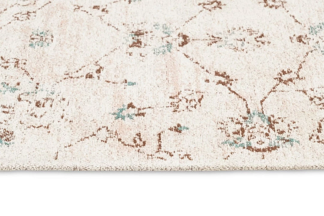 Miss Amara Luna Blue And Pink Floral Runner Rug All Rugs