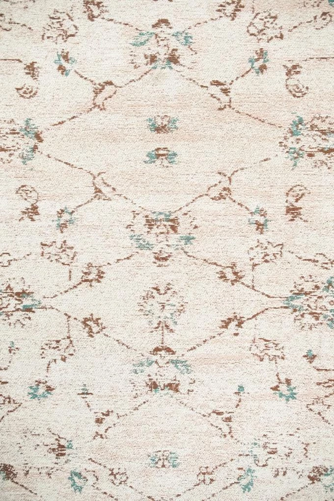 Miss Amara Luna Blue And Pink Floral Runner Rug All Rugs