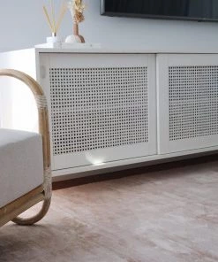 Miss Amara All Rugs Lyla Blush Peach Distressed Viscose Rug