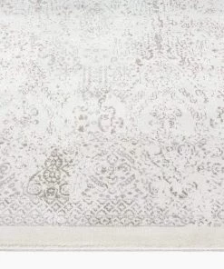 Miss Amara Madison Ivory And Grey Traditional Distressed Rug