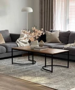 Miss Amara Mae Grey And Ivory Hand Knotted Cotton Bamboo Rug