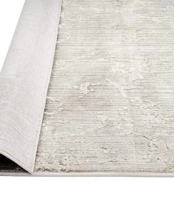 Miss Amara Maeve Light Grey Ivory And Cream Traditional Floral Rug