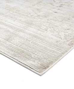 Miss Amara Maeve Light Grey Ivory And Cream Traditional Floral Rug