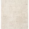 Miss Amara All Rugs Maisie Cream And Ivory Textured Tribal Rug