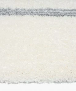 Miss Amara Makara Ivory And Grey Tribal Shag Rug All Rugs