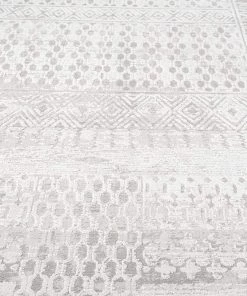 Miss Amara All Rugs Makeda Ivory And Grey Distressed Tribal Rug