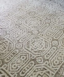 Miss Amara All Rugs Makira Ivory Brown And Grey Tribal Textured Rug