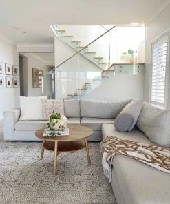 Miss Amara All Rugs Makira Ivory Brown And Grey Tribal Textured Rug