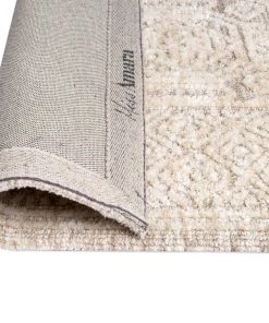 Miss Amara All Rugs Makira Ivory Brown And Grey Tribal Textured Runner Rug